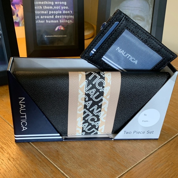 NAUTICA…Two Piece Set … Wallet and RFID Card case.. MSRP: $49.00 - Picture 2 of 11